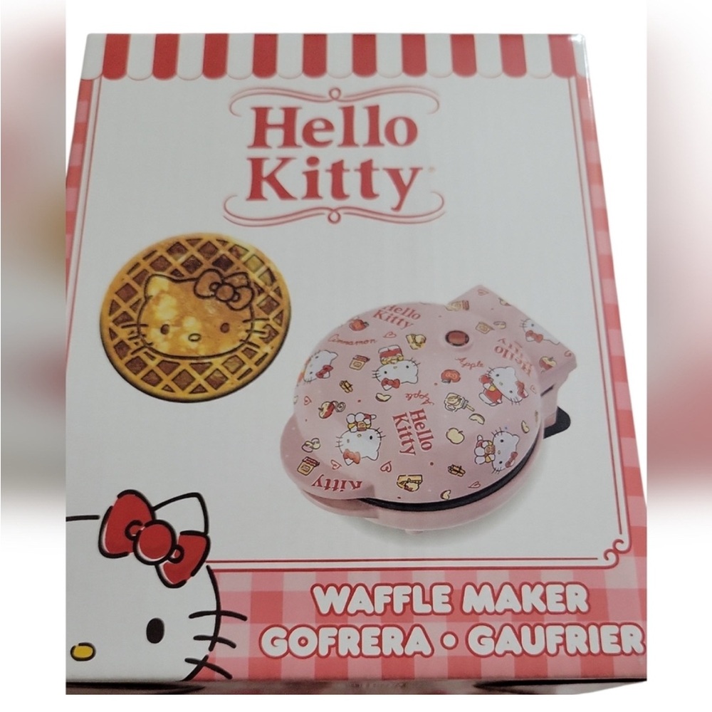 New In Box Hello Kitty Single Waffle Maker - Picture 2 of 4